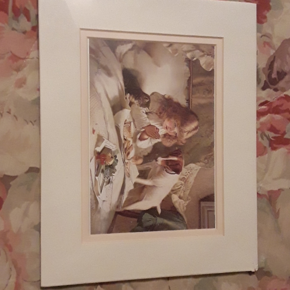 Beautiful matted print.